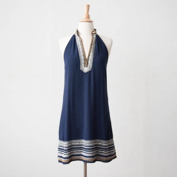 THML | Embroidered Shift Dress M/MP/L - Picture 3 of 8